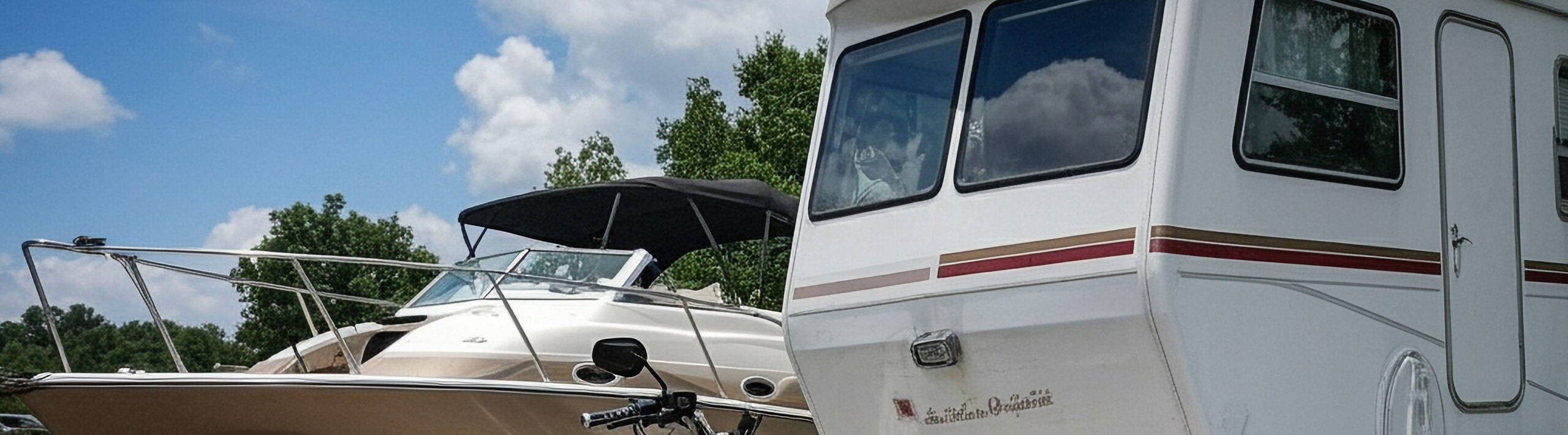motorcycles, boats, rv's